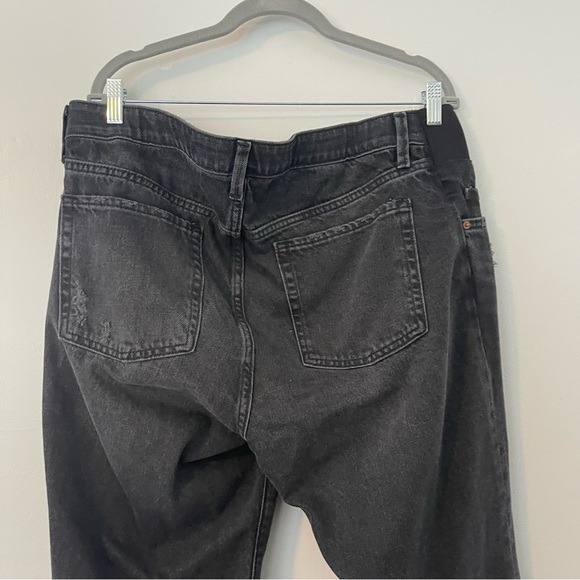 Old Navy Maternity slouchy front low-panel jeans in Black Size: 14Short - Picture 7 of 9